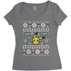 pokemon christmas ugly Women's Triblend Scoop T-shirt
