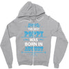 The Best Poppy Was Born In August Zipper Hoodie