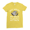 MY NECK MY BACK MY ANXIETY ATTACK Ladies Fitted T-Shirt