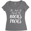 It's Just A Bunch Of Hocus Pocus Women's Triblend Scoop T-shirt
