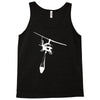 uh 1 huey air attack helicopter vinyl decal fire fighting cdf usfs Tank Top