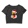 pop art christmas Crop Top
