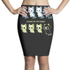 kitten of death Pencil Skirts