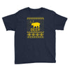 ugly sweater party beer bear funny Youth Tee