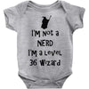 not a nerd (2) Baby Onesie