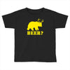 beer t shirt bear plus deer funny tee drinking college humor party shi Toddler T-shirt