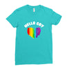 Hella Gay Ladies Fitted T-Shirt