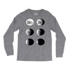 the phases of the moon of laika dog Long Sleeve Shirts