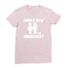 under new management stag night wedding mens Ladies Fitted T-Shirt