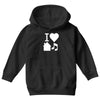 i love house music dj baseball Youth Hoodie