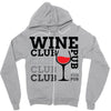 Wine Club pub Zipper Hoodie