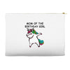 mom of the birthday girl Accessory Pouches