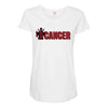 Fuck Cancer Deadpool Maternity Scoop Neck T-shirt
