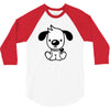 cute dog 3/4 Sleeve Shirt