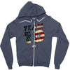 team 10 american flag Zipper Hoodie