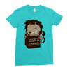 how to be vegetarian Ladies Fitted T-Shirt