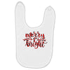 merry and bright Baby Bibs