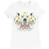 sea the symmetry Ladies Fitted T-Shirt