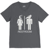 restroom for the recently deceased V-Neck Tee