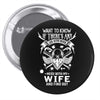 Life After Death Mess With My Wife Pin-back button