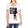 you are here Ladies Curvy T-Shirt