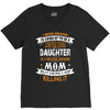 Super Cool Daughter Of A Freaking Awesome Mom V-Neck Tee