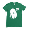 boo (2) Ladies Fitted T-Shirt