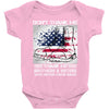 Veteran Don't Thank Me Thank My Brothers &amp; Sister Baby Bodysuit