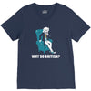 why so british V-Neck Tee