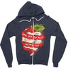 you are the apple of my eye Zipper Hoodie