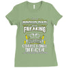 proud dad freaking Ladies Fitted T-Shirt