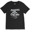 fishing is my cardio V-Neck Tee