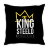 king steelo Throw Pillow