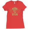 these guns stun Ladies Fitted T-Shirt