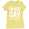 new i'm not gay but $20 is $20 Ladies Fitted T-Shirt