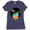 lovely face Ladies Fitted T-Shirt