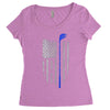 golfing Women's Triblend Scoop T-shirt