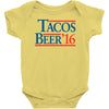 tacos  beer '16 Baby Bodysuit