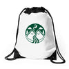 twin pies coffee Drawstring Bags