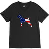 patriotic boxer V-Neck Tee