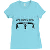 life behind bars bicycle Ladies Fitted T-Shirt