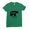 dad bear Ladies Fitted T-Shirt