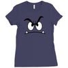 mad face Ladies Fitted T-Shirt