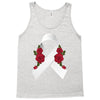 lung cancer white ribbon Tank Top