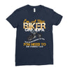 I'm A Nice Biker Grandpa So If I'm An Asshole To You You Need To Ask Y Ladies Fitted T-Shirt