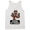 groot grow strong galaxy gym fitness mashup Tank Top