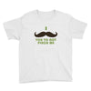 mustache pinch Youth Tee