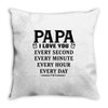 I Love you Papa Throw Pillow