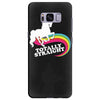 totally straight funny rainbow unicorn gay pride novelty fashion Samsung Galaxy S8 Plus Case