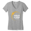 totality is coming 2400x3200 Women's V-Neck T-Shirt